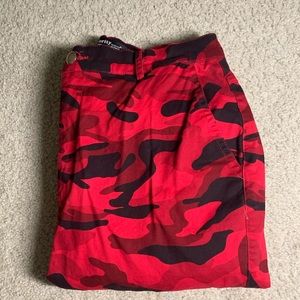 Red Cargo Pants